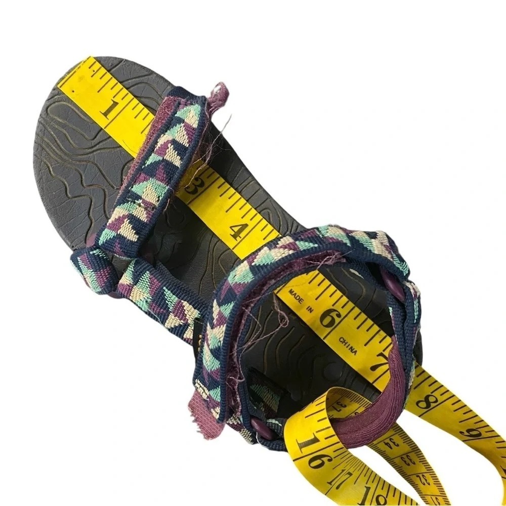 Teva Purple Blue Hurricane 3 1019535C Multicolor Sports Strappy Sandals Size 11